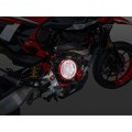 DBK Special Parts (Ducabike) EVO LED Clear Wet Clutch Cover for the Hypermotard 698 Mono DBK Special Parts (Ducabike) EVO LED Clear Wet Clutch Cover for the Hypermotard 698 Mono